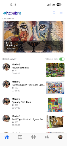 Activity Feed Screen